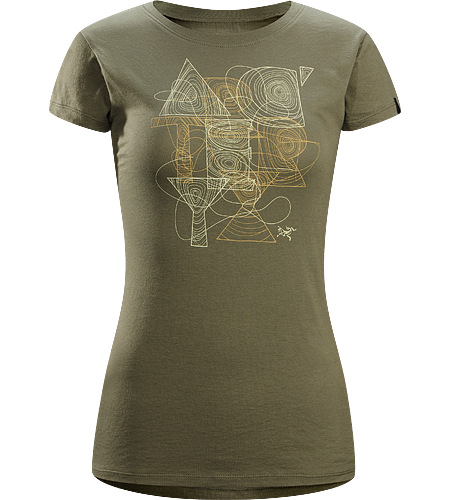Topo Word T-Shirt Women's Lightweight, 100% cotton, short-sleeved T-shirt with illustrated graphic on the front