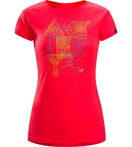 Topo Word T-Shirt Women's Lightweight, 100% cotton, short-sleeved T-shirt with illustrated graphic on the front