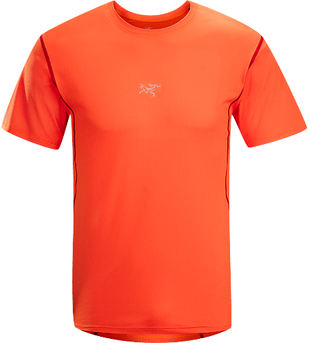 Velox Crew Men's Lightweight, highly breathable, moisture wicking T-shirt for training during warmer conditions.