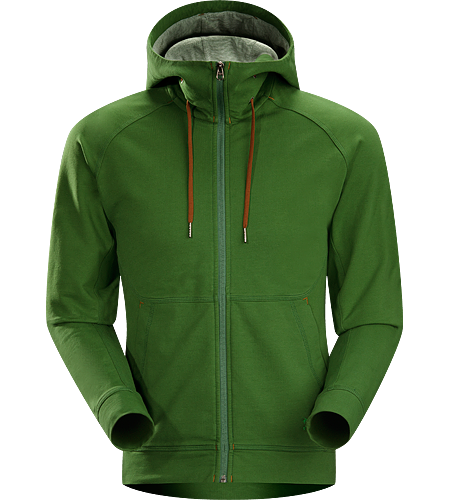 Witness Hoody Men's Relaxed fit hoody with hand pockets and a cinchable, lined hood constructed with Espanda™, a stretchy, weighty terry fleece textile with a soft hand