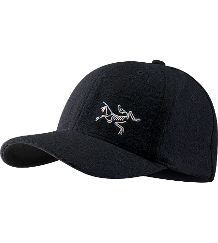 Wool Bird Cap Men's A low-profile cap with small embroidered bird logo on the front.