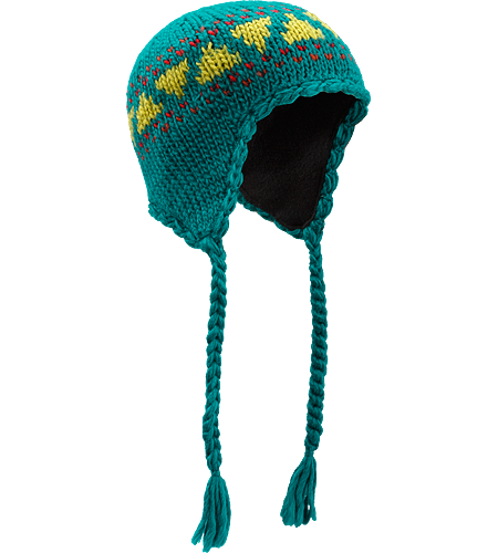 Zoe Toque Women's Women-specific toque with braided ties and earflaps.