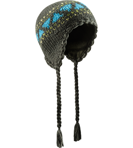 Zoe Toque Women's Women-specific toque with braided ties and earflaps.