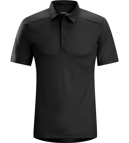 A2B Polo Shirt Men's Short sleeve polo in performance wool/polyester knit designed for everyday life and commuting