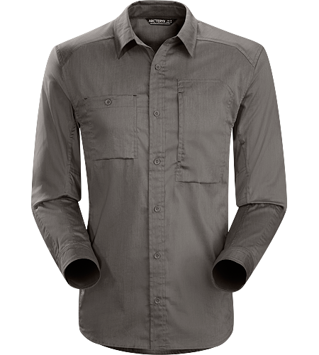 A2B Shirt LS Men's Relaxed fit, button down, cotton/polyester, long sleeved shirt for everyday living and urban commutes.