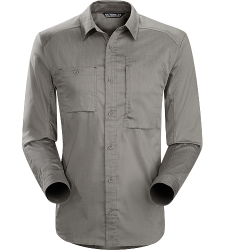 A2B Shirt LS Men's Relaxed fit, button down, cotton/polyester, long sleeved shirt for everyday living and urban commutes.