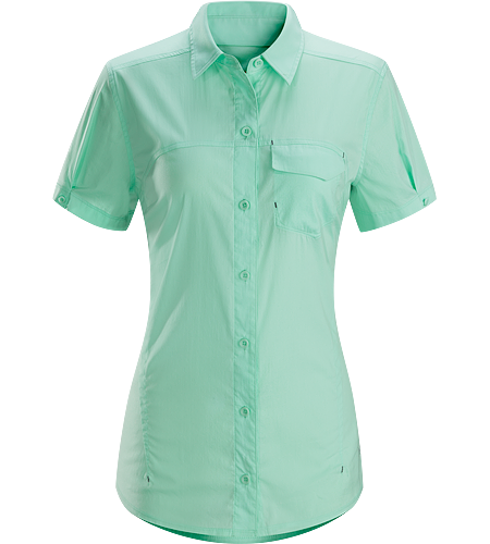 A2B Shirt SS Women's Breathable, lightweight, cotton blend, short sleeved shirt for everyday living and urban commuting