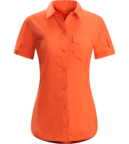 A2B Shirt SS Women's Breathable, lightweight, cotton blend, short sleeved shirt for everyday living and urban commuting