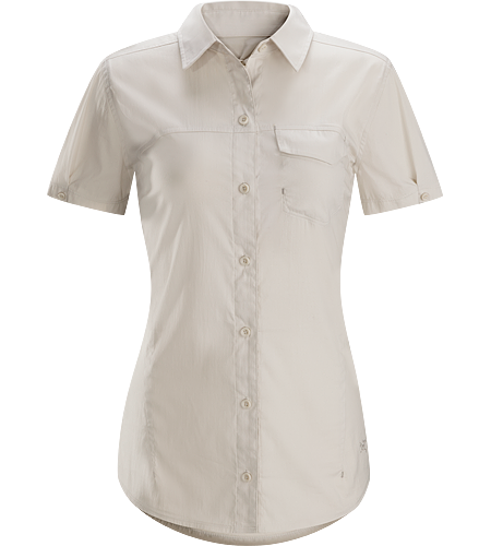 A2B Shirt SS Women's Breathable, lightweight, cotton blend, short sleeved shirt for everyday living and urban commuting