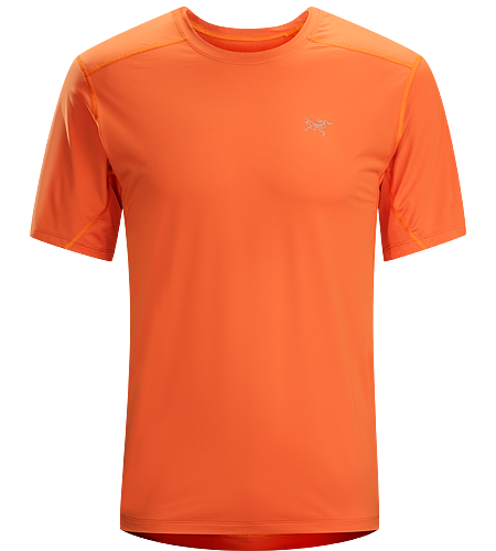 Accelero Comp SS Men's Lightweight, technical short sleeve shirt constructed with air permeable mesh textile across the back and shoulders and a smooth, comfortable textile throughout the main body. Ideal for active use in warm weather.
