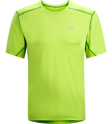 Accelero Comp SS Men's Lightweight, technical short sleeve shirt constructed with air permeable mesh textile across the back and shoulders and a smooth, comfortable textile throughout the main body. Ideal for active use in warm weather.