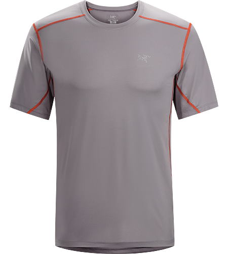 Accelero Comp SS Men's Lightweight, technical short sleeve shirt constructed with air permeable mesh textile across the back and shoulders and a smooth, comfortable textile throughout the main body. Ideal for active use in warm weather.
