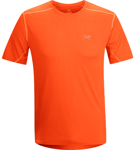 Actinium SS Men's Highly air permeable, lightweight, moisture-wicking, mesh short sleeve running shirt