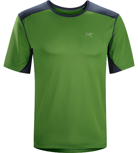 Actinium SS Men's Highly air permeable, lightweight, moisture-wicking, mesh short sleeve running shirt