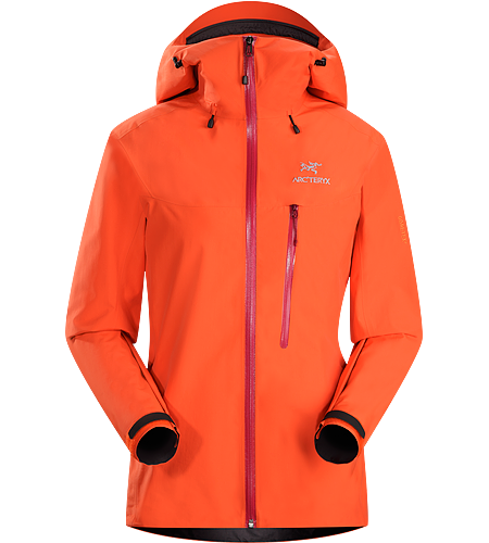 Alpha SL Jacket Women's <strong>Alpha Series: Climbing and alpine focused systems | SL: Super light. </strong>Super lightweight, waterproof jacket constructed using GORE-TEX® fabric with PacLite® product technology and designed with essential backcountry features and helmet compatible Storm Hood™; ideal as an easily packable emergency storm jacket in an alpine environment.