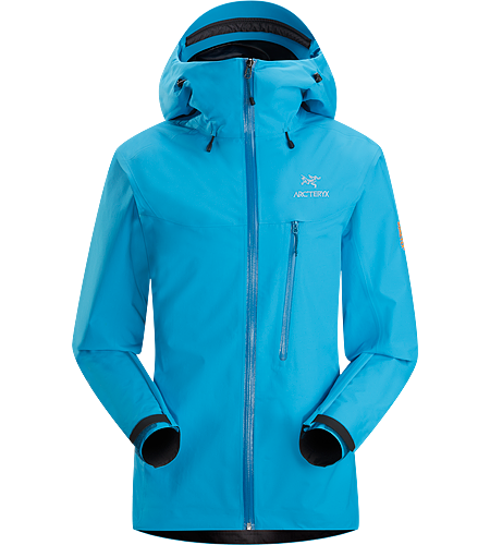 Alpha SL Jacket Women's <strong>Alpha Series: Climbing and alpine focused systems | SL: Super light. </strong>Super lightweight, waterproof jacket constructed using GORE-TEX® fabric with PacLite® product technology and designed with essential backcountry features and helmet compatible Storm Hood™; ideal as an easily packable emergency storm jacket in an alpine environment.