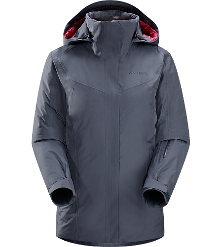 Andessa Jacket Women's Waterproof, down insulated jacket for cold days skiing and snowboarding in resort
