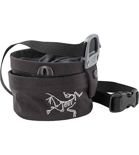 Aperture Chalk Bag - Small Twist closure chalkbag—the bag opens and closes with a twisting motion that seals chalk inside and shrinks the volume for easy transport.
