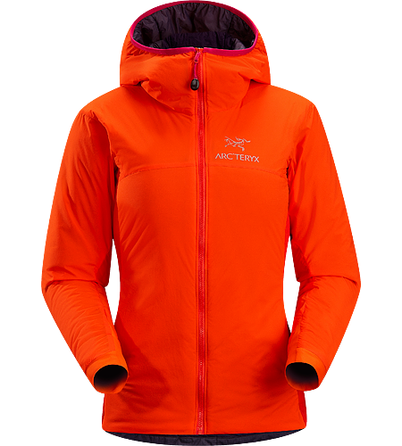 Atom LT Hoody Women's <strong>Atom Series: Synthetic insulated mid layers | LT: Lightweight. </strong>Lightweight, breathable, insulated hoody; Ideal as a stand-alone piece in fair weather, or as a layering piece in cold conditions