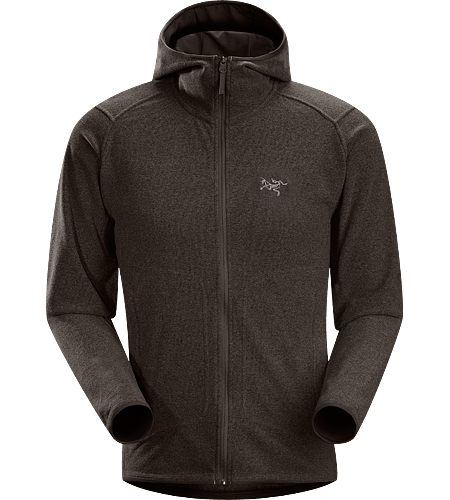 Caliber Hoody Men's Relaxed fit fleece with casual styling, featuring a lined hood and zippered hand pockets and constructed using a luxuriously soft-to-the-touch Polartec® micro-fleece textile
