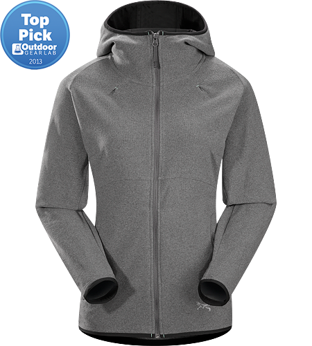 Caliber Hoody Women's Athletic fit fleece with casual styling, featuring a lined hood and zippered hand pockets and constructed using a luxuriously soft-to-the-touch Polartec® micro-fleece textile