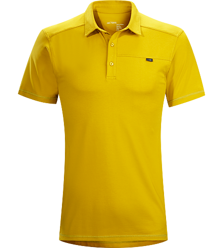 Captive Polo SS Men's Relaxed-fitting, short-sleeved polo shirt made from lightweight, moisture-wicking cotton/polyester blend textile with spandex. Ideal for urban use or for more rugged pursuits.