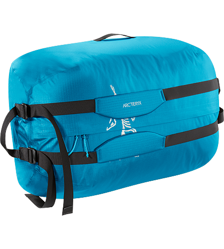Carrier Duffle 100 Lightweight, highly water resistant, mid-size 98 litre duffle bag with removable, adjustable webbing shoulder straps.