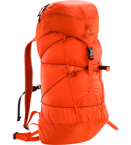Cierzo 25 Highly compressible, super lightweight secondary summit pack pared down to the essentials only.
