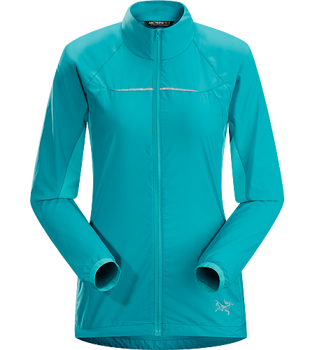 Cita Jacket Women's Leichte, wasserabweisende Laufjacke mit Achseleinsätzen aus Netzgewebe für optimalen Feuchtigkeitstransport.