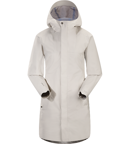 Codetta Coat Women's Waterproof, three-quarter length GORE-TEX® rain jacket with hood