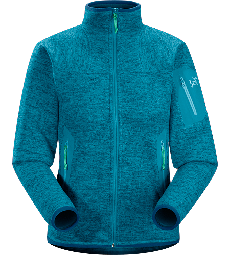 Covert Cardigan Women's Breathable fleece jacket with a casual design; Ideal for layering or as a stand alone piece.