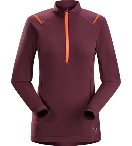 Ensa Col Zippé ML Femme Chemise technique de jogging à manches longues et à col zippé, respirante et qui évacue l'humidité, fabriquée dans un tissu légèrement plus lourd qui est idéal pour une utilisation active lors des journées fraîches.