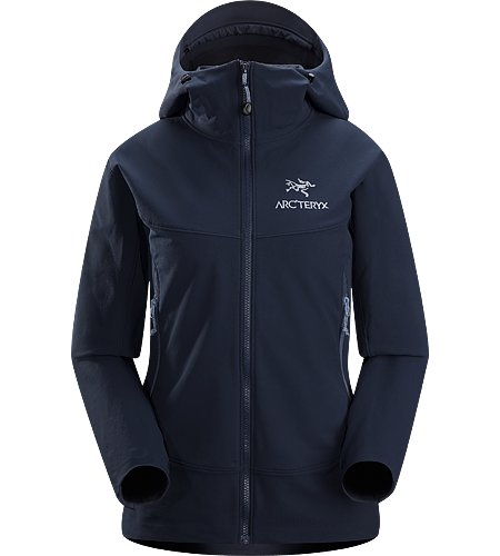Gamma LT Hoody Women's <strong>Gamma Series: Softshell outerwear with stretch | LT: Lightweight. </strong> Durable and breathable, wind and moisture resistant softshell hooded jacket for everyday use.