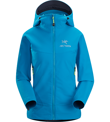 Gamma LT Hoody Women's <strong>Gamma Series: Softshell outerwear with stretch | LT: Lightweight. </strong> Durable and breathable, wind and moisture resistant softshell hooded jacket for everyday use.