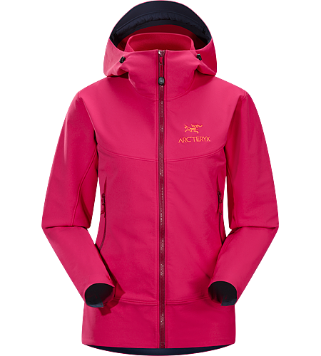 Gamma LT Hoody Women's <strong>Gamma Series: Softshell outerwear with stretch | LT: Lightweight. </strong> Durable and breathable, wind and moisture resistant softshell hooded jacket for everyday use.