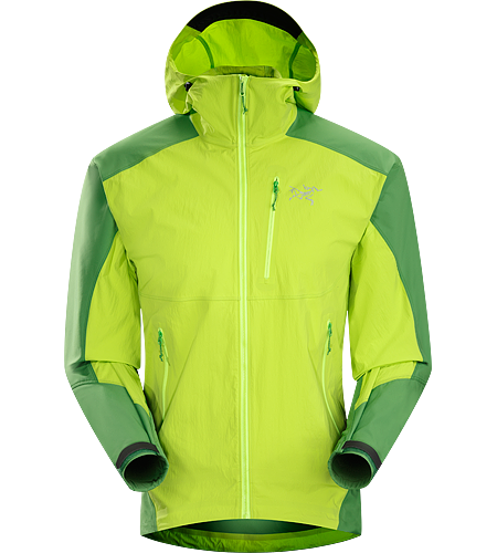 Gamma SL Hybrid Hoody Men's <strong>Gamma Series: Softshell outerwear with stretch | SL: Superlight. </strong> Lightweight, durable wind and moisture resistant hoody constructed using two weights of softshell textile for enhanced mobility and breathability.