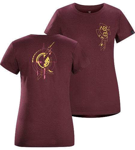 Gears T-Shirt Women's Lightweight, 100% cotton, short-sleeved T-shirt with illustrated graphic on the front