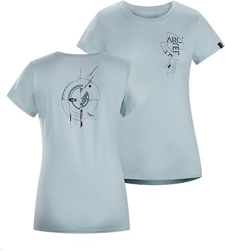 Gears T-Shirt Women's Lightweight, 100% cotton, short-sleeved T-shirt with illustrated graphic on the front