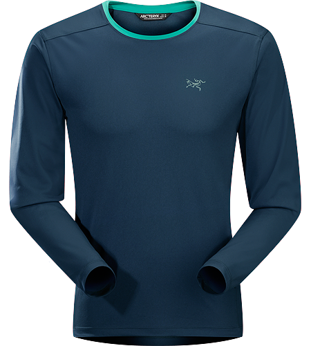 Iridine Crew LS Men's Heavyweight, hard wearing long sleeve technical shirt for cooler temperatures and rugged conditions