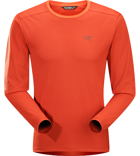Iridine Crew LS Men's Heavyweight, hard wearing long sleeve technical shirt for cooler temperatures and rugged conditions