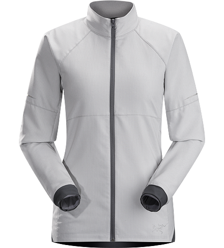 Kapta Jacket Women's An air permeable, mid weight jacket constructed with a moisture-resistant textile with a smooth outer face and an odour control backer. Ideal for running in cool weather.