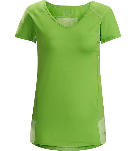 Kapta Shirt SS Women's Lightweight, breathable, stretchy short sleeve shirt with a mesh back panel; ideal for active pursuits in warm weather