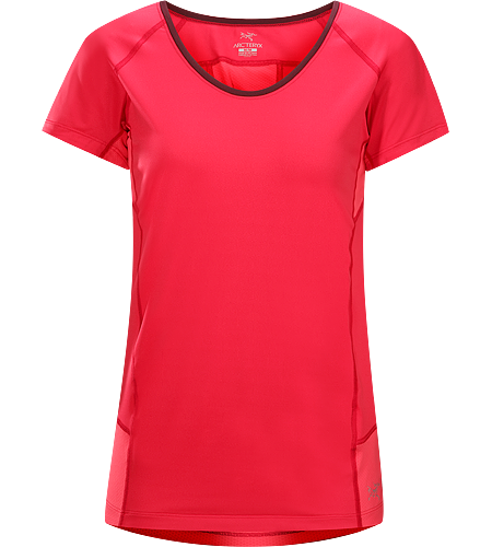 Kapta Shirt SS Women's Lightweight, breathable, stretchy short sleeve shirt with a mesh back panel; ideal for active pursuits in warm weather