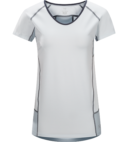 Kapta Shirt SS Women's Lightweight, breathable, stretchy short sleeve shirt with a mesh back panel; ideal for active pursuits in warm weather