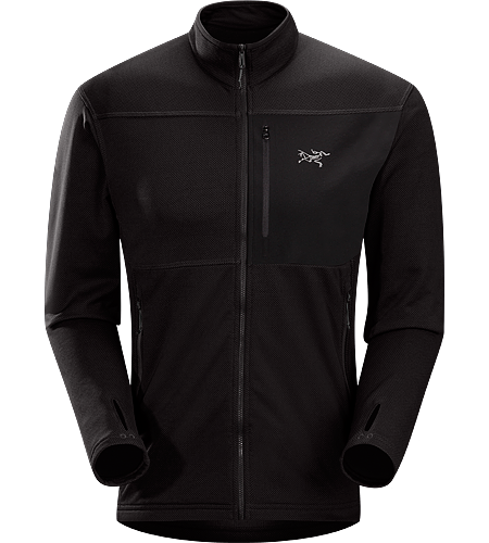 Konseal Jacket Men's Trim-fitting, mid-weight, hardface fleece mid-layer that moves easily inside a shell
