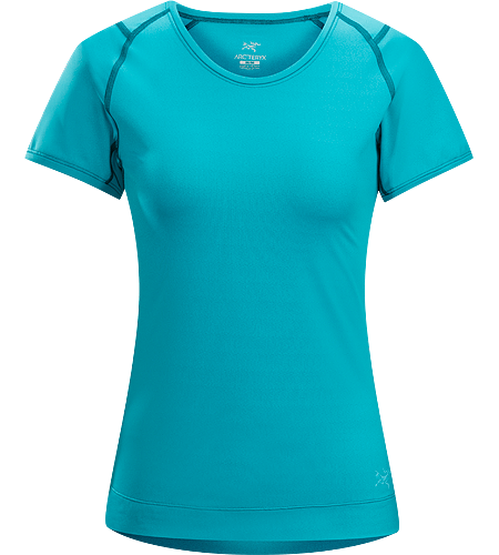 Mentum Tee SS Women's Breathable, moisture-wicking, stretchy short-sleeved shirt.
