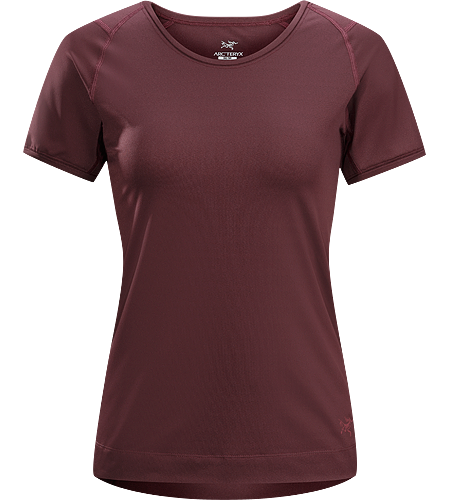 Mentum Tee SS Women's Breathable, moisture-wicking, stretchy short-sleeved shirt.