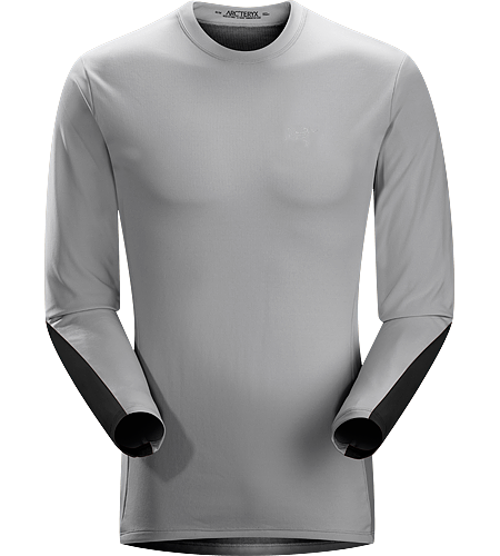 Morphic Crew LS Men's Versatile alpine, ice, expedition and rock climbing Phasic™ AR-X crew neck wicks moisture and provides stretch performance to rock, ice and alpine climbers. Reinforced with Enduraflex™ in zones prone to abrasion.