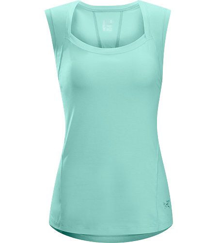 Motive Sans Manches Femme Débardeur moulant, fabriqué dans un mélange textile de coton/polyester/spandex technique et extensible qui est léger, aide à gérer l'humidité et est confortable au contact de la peau.