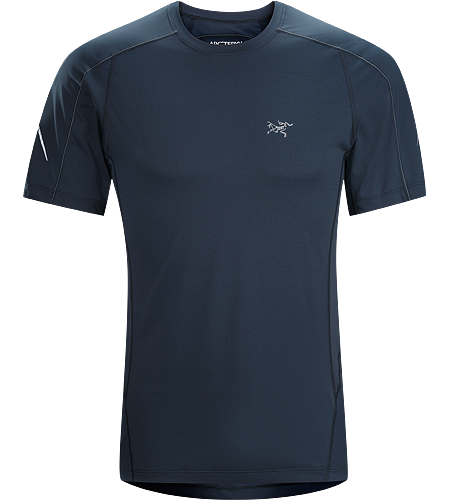 Motus Crew SS Men's Lightweight, moisture-wicking, quick-drying, short sleeve shirt constructed using Phasic™ technology textile; ideal for a wide range of high-output activities.
